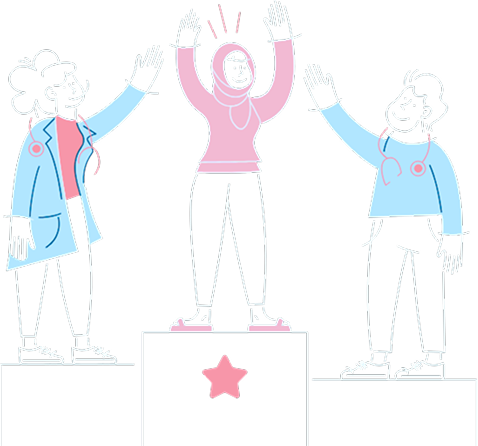 Doctor holding a tablet